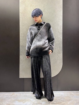 「HARE（ハレ）のアイテム（パンツ）」を使った、mia4422hさん（レディース・166cm）の冬コーディネート