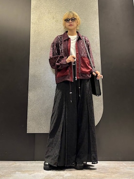 「アイテム（ブルゾン）」を使った、mia4422hさん（レディース・166cm）の夏コーディネート