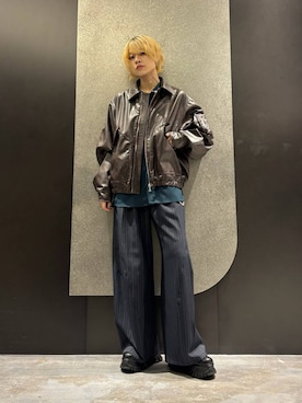「アイテム（ウォレットチェーン）」を使った、mia4422hさん（レディース・166cm）の夏コーディネート