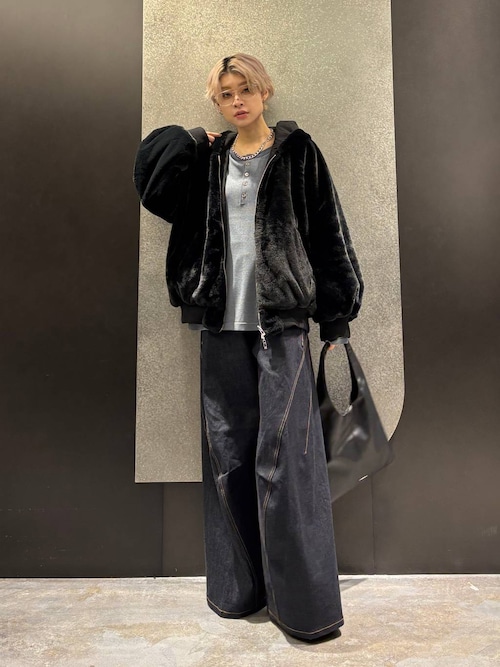 リバーシブルファーフードブルゾン(HARE)（ブルゾン）｜HARE（ハレ）の