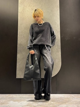 「アイテム（ウォレットチェーン）」を使った、mia4422hさん（レディース・166cm）の夏コーディネート