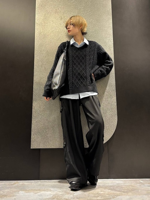 【SET UP対応】コットンフェードカーゴパンツ(HARE)　FREE HARE（ハレ）の「【SET UP対応】コットンフェードカーゴパンツ