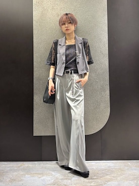 「アイテム（アクセサリー）」を使った、mia4422hさん（レディース・166cm）の春コーディネート