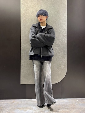 「HARE（ハレ）のアイテム（ジャケット/アウター）」を使った、mia4422hさん（レディース・166cm）の冬コーディネート