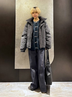 「HARE（ハレ）のアイテム（バッグ）」を使った、mia4422hさん（レディース・166cm）の冬コーディネート