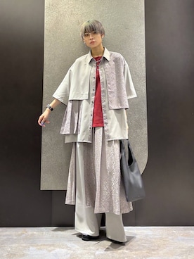 「HARE（ハレ）のアイテム（バッグ）」を使った、mia4422hさん（レディース・166cm）の夏コーディネート
