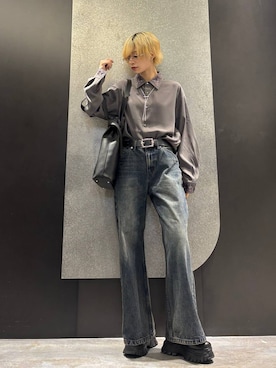 「HARE（ハレ）のアイテム（メガネ）」を使った、mia4422hさん（レディース・166cm）の夏コーディネート