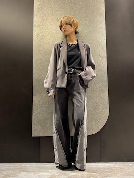 「アイテム（セットアップ）」を使った、mia4422hさん（レディース・166cm）の秋コーディネート