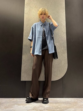 「アイテム（ドレスシューズ）」を使った、mia4422hさん（レディース・166cm）の夏コーディネート