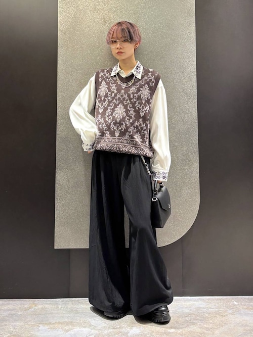 HARE ニットベスト HARE（ハレ）の「アシメニットベスト(HARE)（ベスト）」 - WEAR