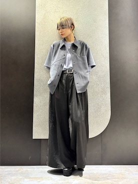 「HARE（ハレ）のアイテム（ベルト）」を使った、mia4422hさん（レディース・166cm）の夏コーディネート