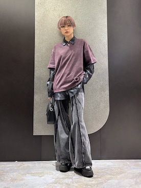 「HARE（ハレ）のアイテム（トップス）」を使った、mia4422hさん（レディース・166cm）の春コーディネート