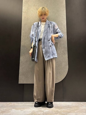 「アイテム（ドレスシューズ）」を使った、mia4422hさん（レディース・166cm）の夏コーディネート
