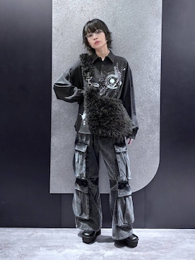 【HARE】BIG4ポケットカーゴパンツ S BIG4ポケットカーゴパンツ(HARE)を使った人気ファッション