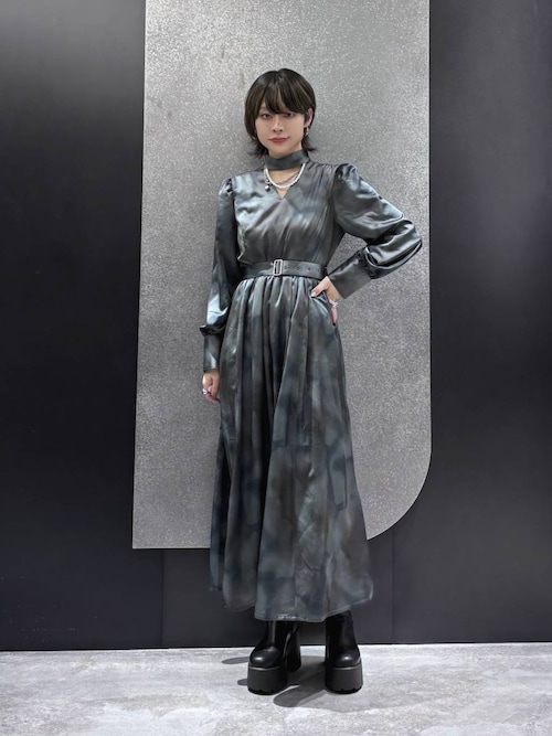 ボレロデザインカーゴワンピース(HARE) グリーン×ブラック HARE（ハレ）の「ボレロデザインカーゴワンピース(HARE