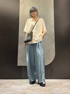 「アイテム（ネックレス）」を使った、mia4422hさん（レディース・166cm）の夏コーディネート