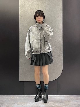 「アイテム（テーラードジャケット）」を使った、mia4422hさん（レディース・166cm）の夏コーディネート