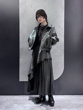 「メンズライク」｜「アイテム（ジャケット/アウター）」を使った、mia4422hさん（レディース・166cm）の秋コーディネート
