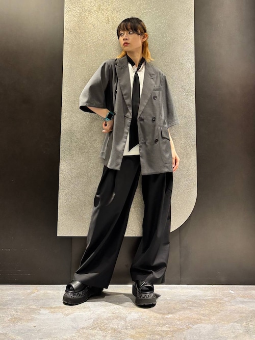 SET UP対応】2WAYZIPショートジャケット(HARE)（テーラード
