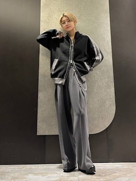 「アイテム（ウォレットチェーン）」を使った、mia4422hさん（レディース・166cm）の秋コーディネート