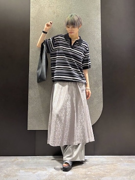 「HARE（ハレ）のアイテム（バッグ）」を使った、mia4422hさん（レディース・166cm）の夏コーディネート