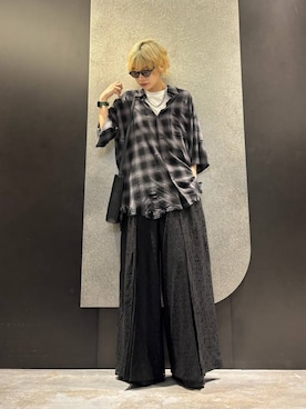 「HARE（ハレ）のアイテム（サングラス）」を使った、mia4422hさん（レディース・166cm）の夏コーディネート