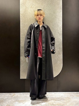 「HARE（ハレ）のアイテム（パンツ）」を使った、mia4422hさん（レディース・166cm）の冬コーディネート