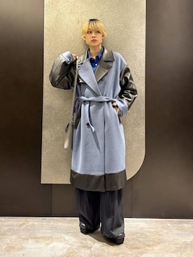 「HARE（ハレ）のアイテム（パンツ）」を使った、mia4422hさん（レディース・166cm）の冬コーディネート