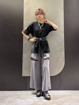 「ワントーン」｜mia4422hさん（レディース・166cm）の春コーディネート