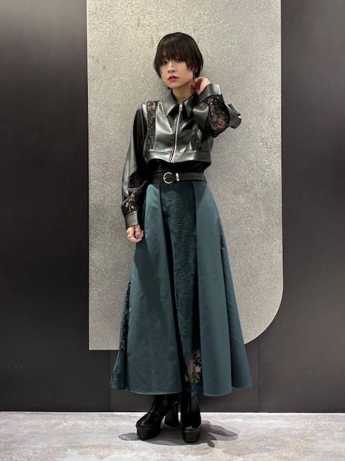 HARE スパンコールレースブルゾン スパンコールレースブルゾン（HARE