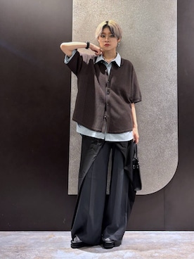「HARE（ハレ）のアイテム（スラックス）」を使った、mia4422hさん（レディース・166cm）の夏コーディネート