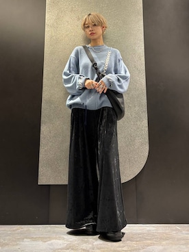 「HARE（ハレ）のアイテム（バッグ）」を使った、mia4422hさん（レディース・166cm）の秋コーディネート