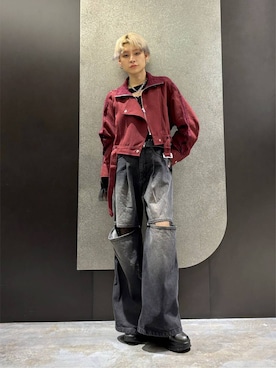 「HARE（ハレ）のアイテム（ジャケット/アウター）」を使った、mia4422hさん（レディース・166cm）の夏コーディネート