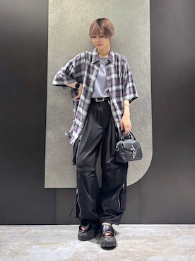 「HARE（ハレ）の【MADE IN JAPAN】GRACE ROSE RING(HARE)（リング、シルバー系）」を使った、mia4422hさん（レディース・166cm）の春コーディネート