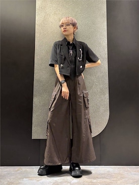 「HARE（ハレ）のアイテム（トップス）」を使った、mia4422hさん（レディース・166cm）の夏コーディネート
