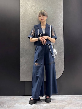「HARE（ハレ）のアイテム（ジャケット/アウター）」を使った、mia4422hさん（レディース・166cm）の夏コーディネート