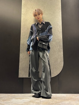 「HARE（ハレ）のアイテム（カーディガン/ボレロ）」を使った、mia4422hさん（レディース・166cm）の秋コーディネート