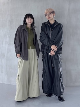 「HARE（ハレ）のアイテム（ジャケット/アウター）」を使った、mia4422hさん（レディース・166cm）の夏コーディネート