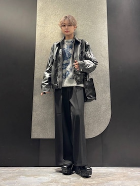 「アイテム（セットアップ）」を使った、mia4422hさん（レディース・166cm）の秋コーディネート