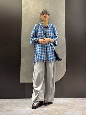 「HARE（ハレ）のアイテム（バッグ）」を使った、mia4422hさん（レディース・166cm）の夏コーディネート