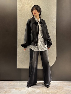 「アイテム（ブーツ、シルバー系）」を使った、mia4422hさん（レディース・166cm）の春コーディネート