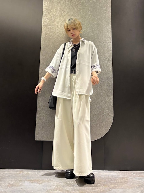 【SET UP対応】TOROMIシシュウシャツSS(HARE)
