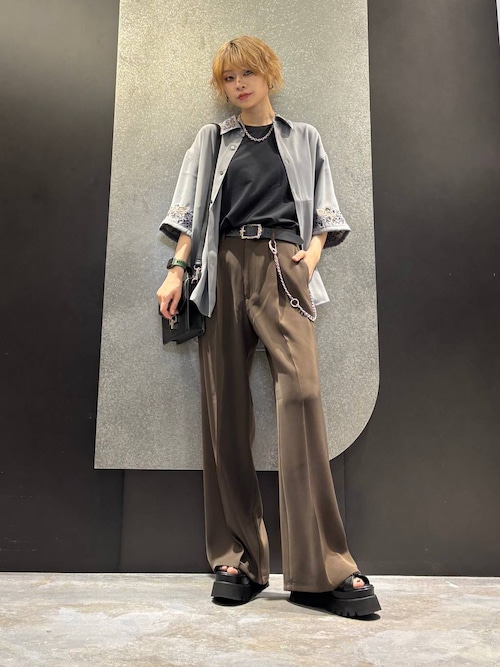 【SET UP対応】TOROMIシシュウシャツSS(HARE)