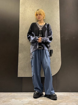 「アイテム（カーディガン/ボレロ）」を使った、mia4422hさん（レディース・166cm）の夏コーディネート