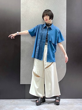 「ハンサム」｜mia4422hさん（レディース・166cm）の夏コーディネート