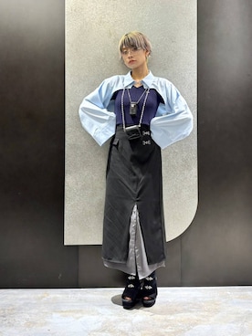 「HARE（ハレ）のアイテム（アクセサリー）」を使った、mia4422hさん（レディース・166cm）の夏コーディネート