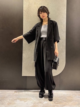 「アイテム（タンクトップ）」を使った、mia4422hさん（レディース・166cm）の春コーディネート