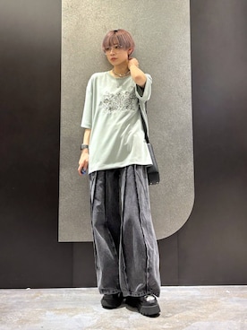 「HARE（ハレ）のアイテム（財布/小物）」を使った、mia4422hさん（レディース・166cm）の春コーディネート