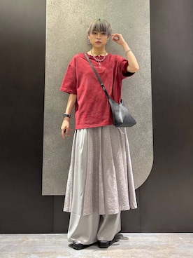 「HARE（ハレ）のアイテム（バッグ）」を使った、mia4422hさん（レディース・166cm）の夏コーディネート