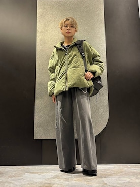 「アイテム（ウォレットチェーン）」を使った、mia4422hさん（レディース・166cm）の秋コーディネート